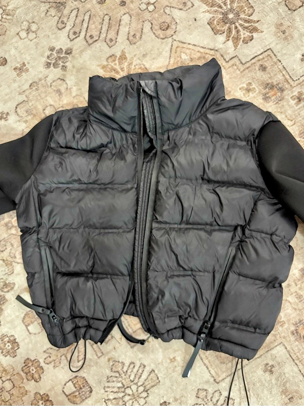 Zara Black Puffer Vest Size XS Like New